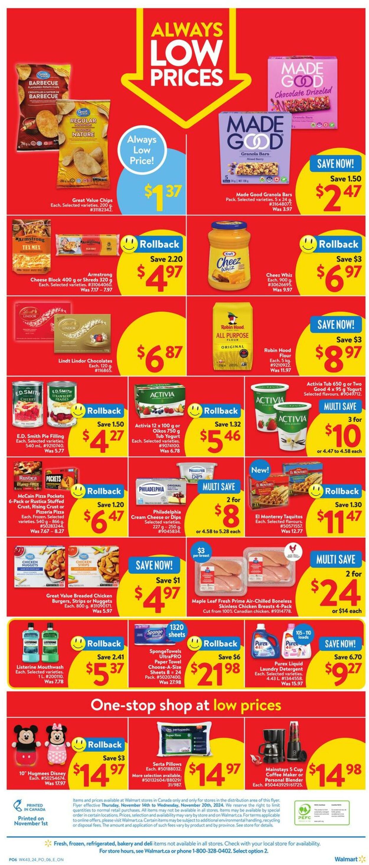 Flyer Walmart 14.11.2024 - 20.11.2024