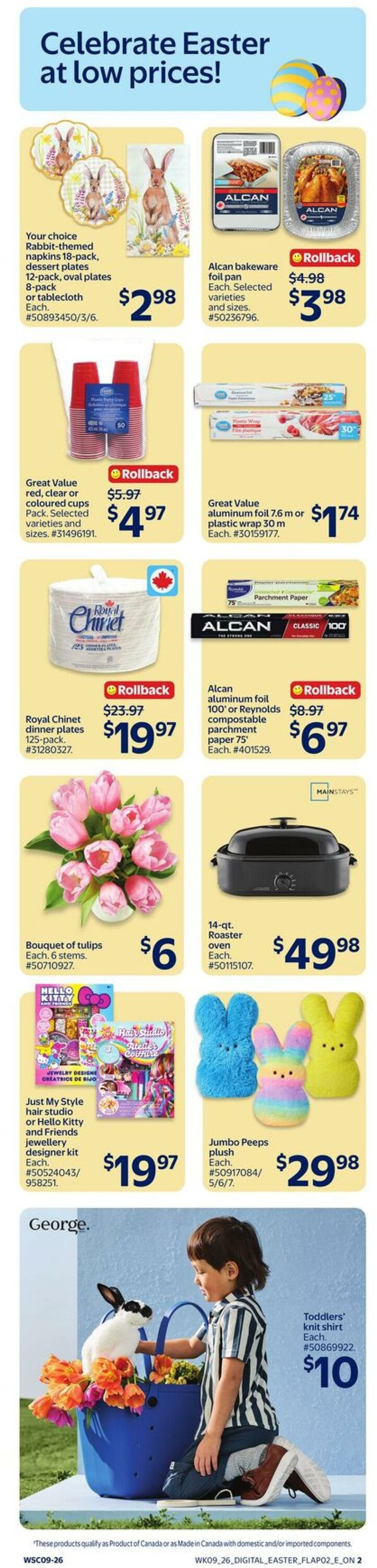 Flyer Walmart 26.03.2026 - 01.04.2026