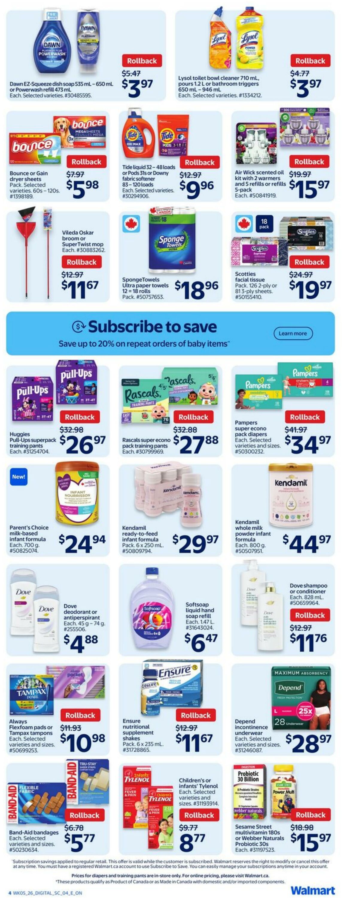 Flyer Walmart 26.02.2026 - 04.03.2026