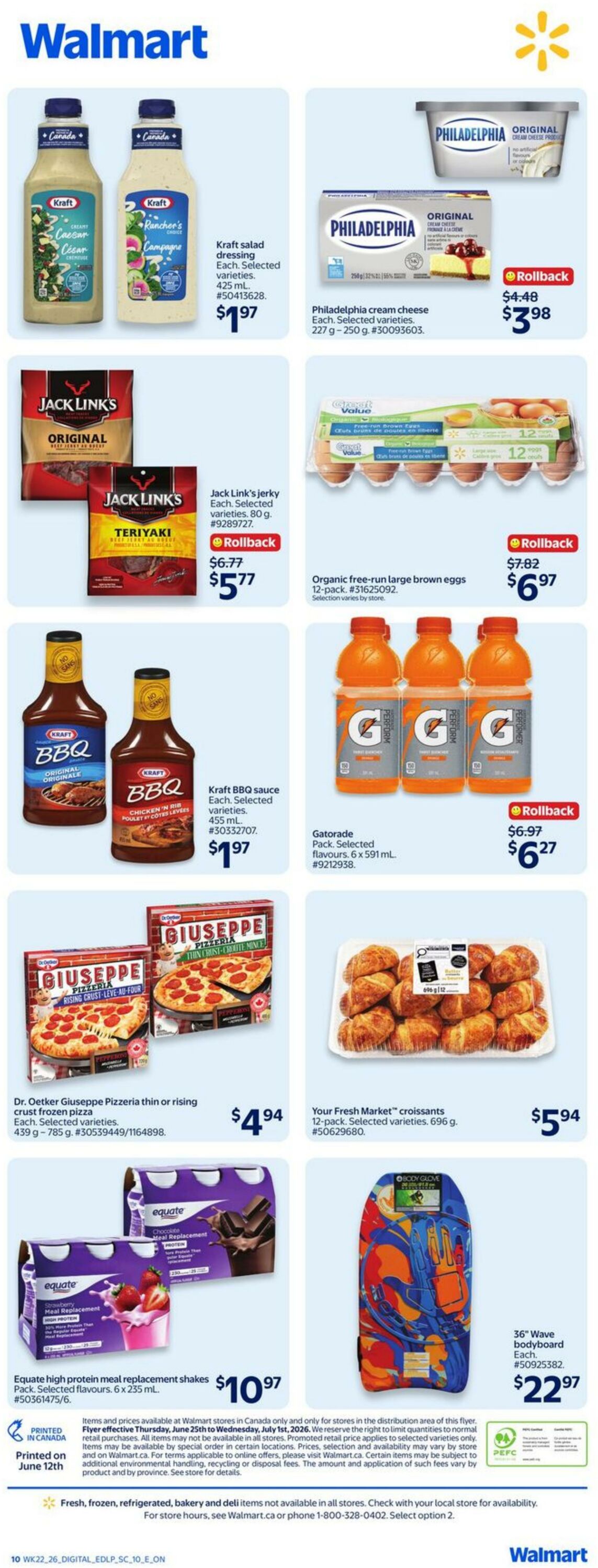 Flyer Walmart 25.06.2026 - 01.07.2026