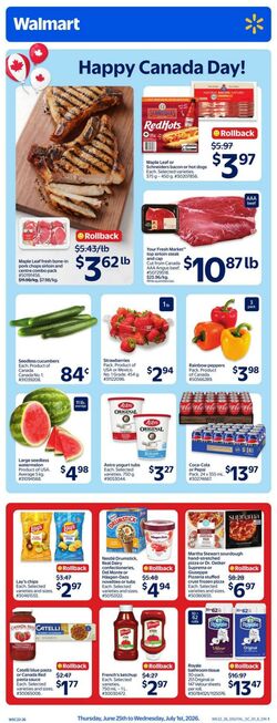 Flyer Walmart 25.06.2026 - 01.07.2026