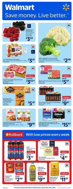 Flyer Walmart 18.09.2025 - 24.09.2025