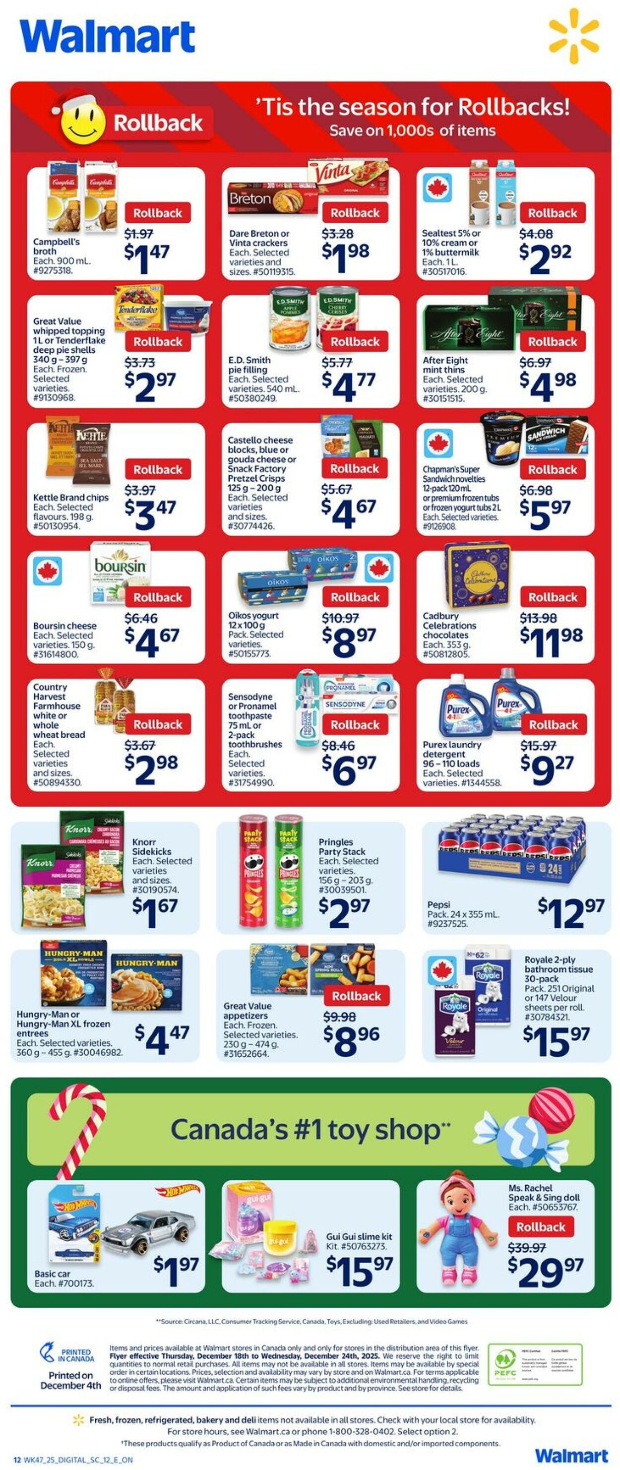 Flyer Walmart 18.12.2025 - 24.12.2025
