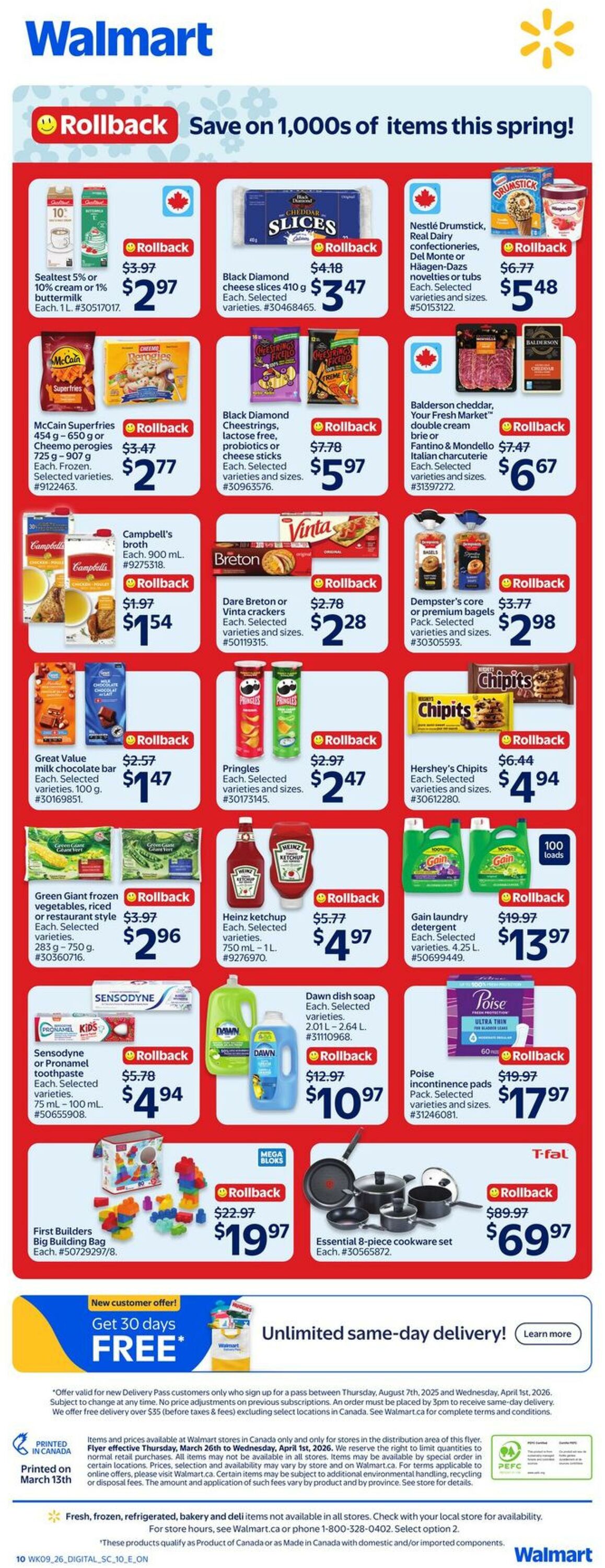 Flyer Walmart 26.03.2026 - 01.04.2026