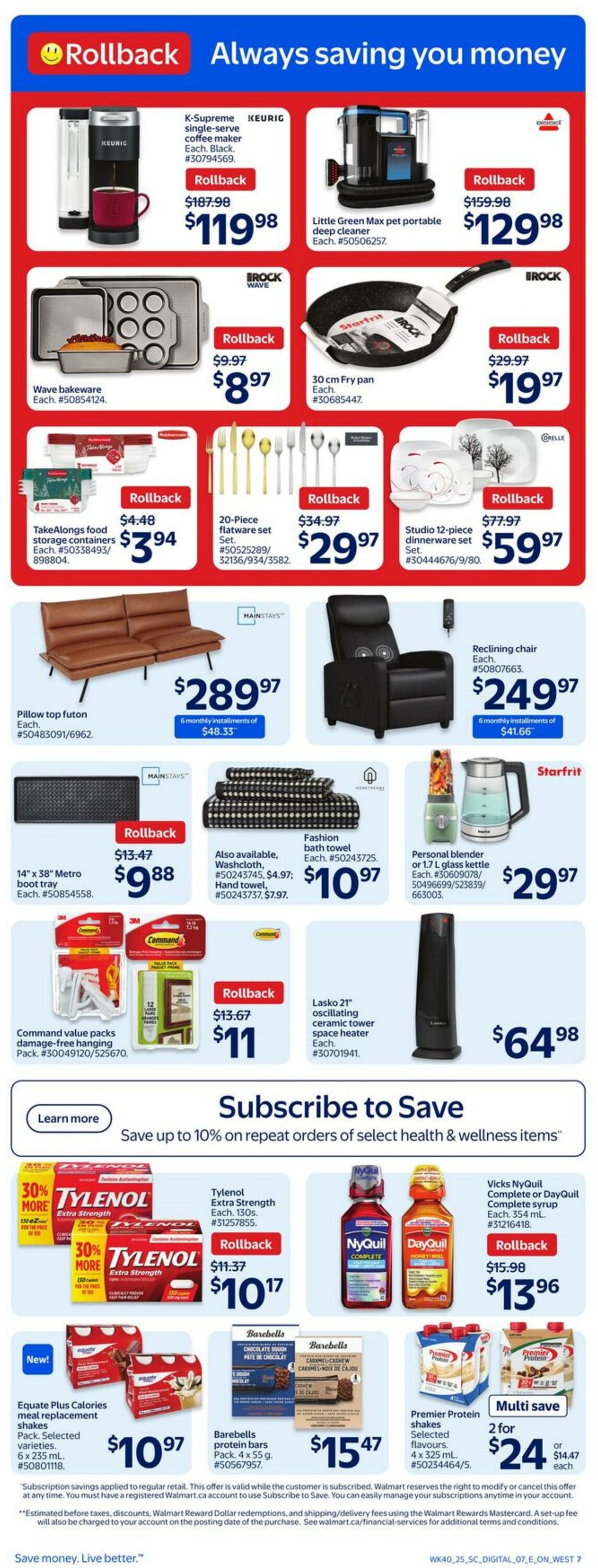 Flyer Walmart 30.10.2025 - 05.11.2025