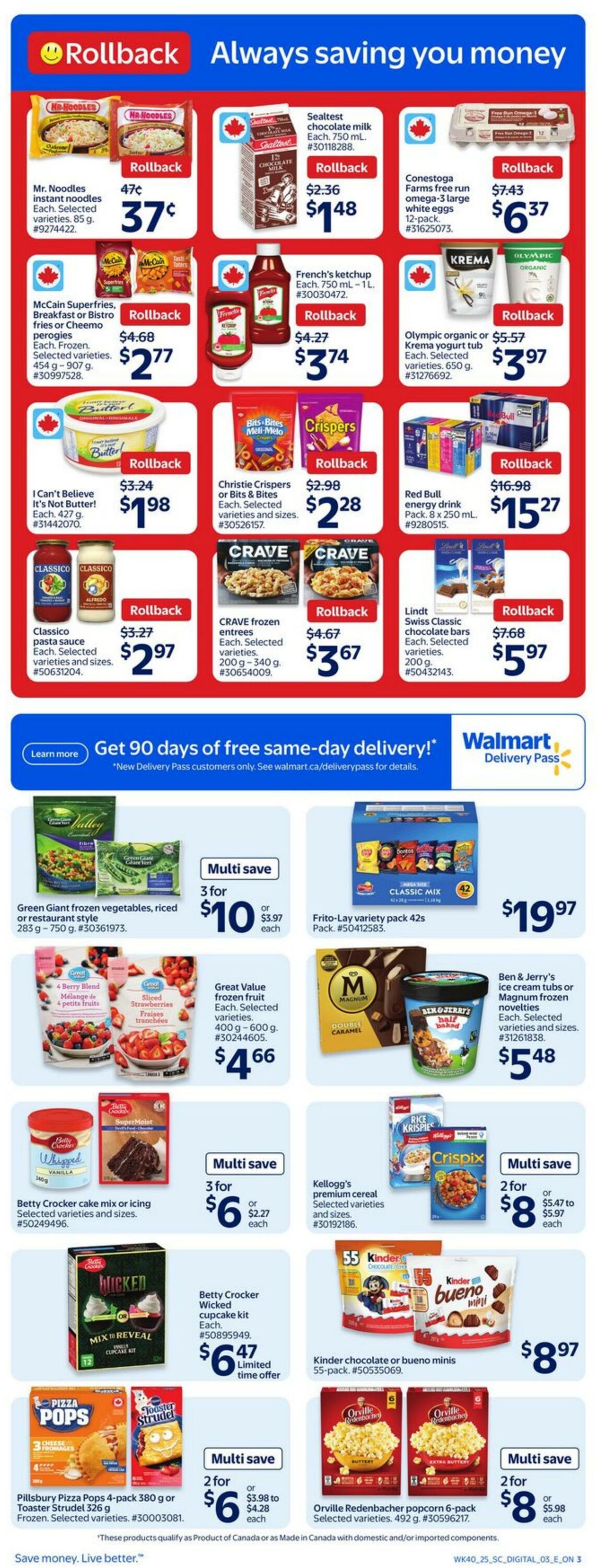 Flyer Walmart 30.10.2025 - 05.11.2025