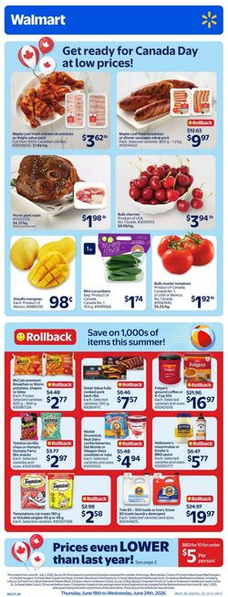 Flyer Walmart 18.06.2026 - 24.06.2026