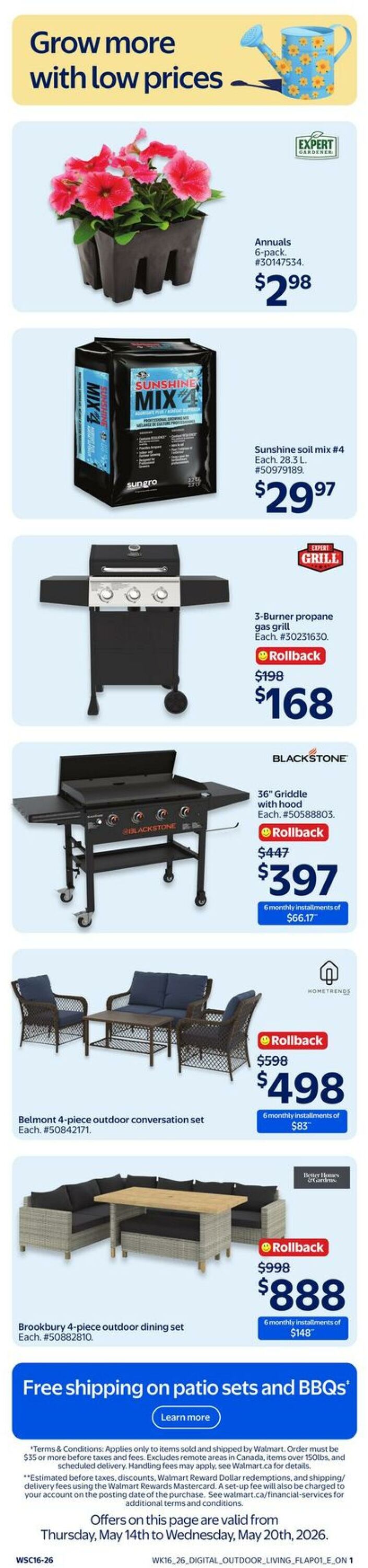 Flyer Walmart 14.05.2026 - 20.05.2026