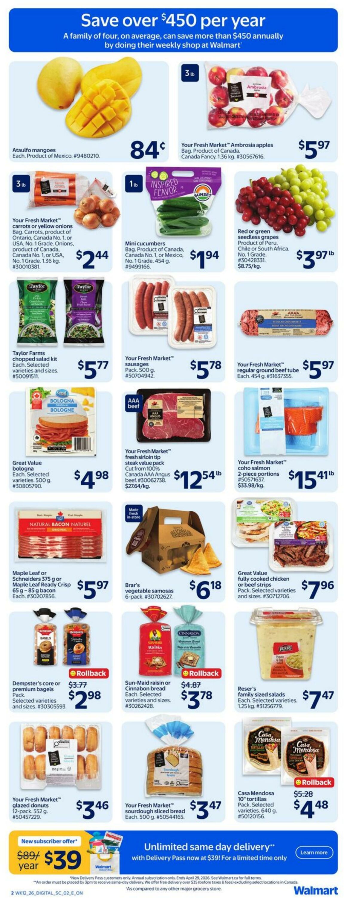 Flyer Walmart 16.04.2026 - 22.04.2026