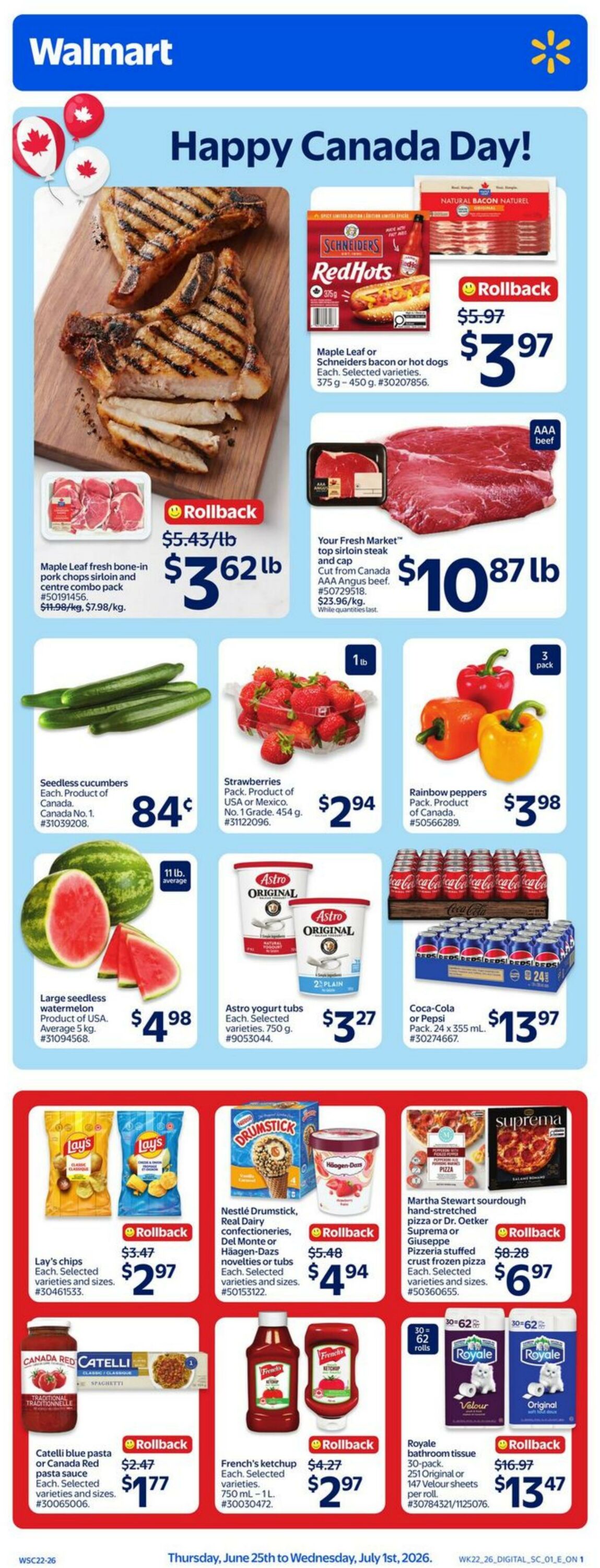 Flyer Walmart 25.06.2026 - 01.07.2026