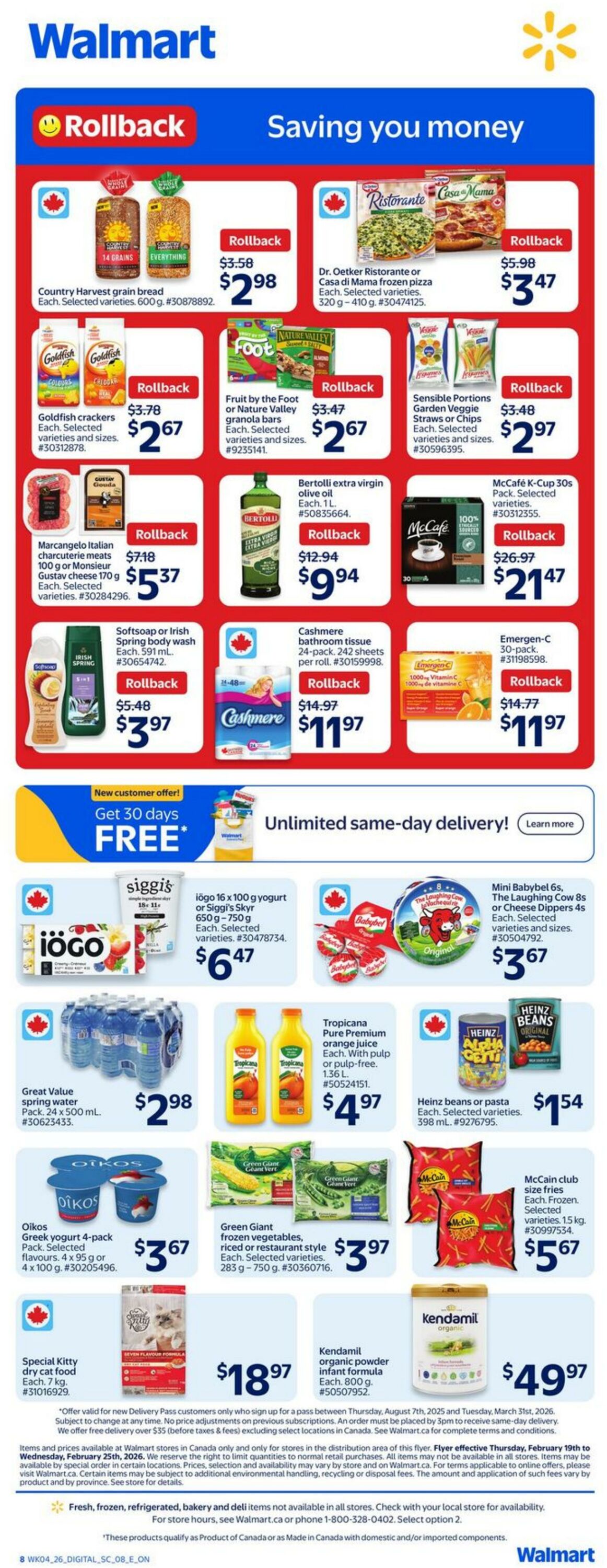 Flyer Walmart 19.02.2026 - 25.02.2026