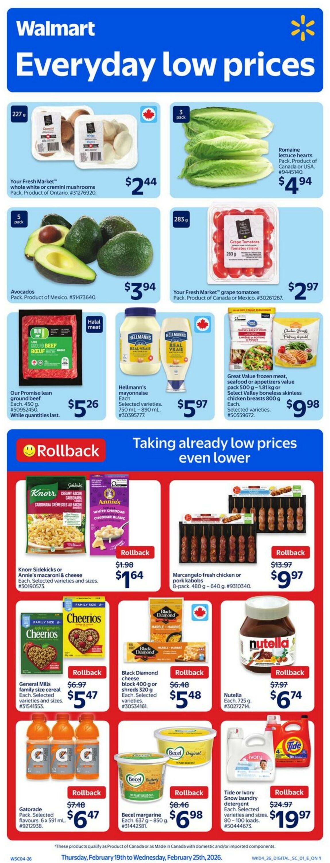 Flyer Walmart 19.02.2026 - 25.02.2026