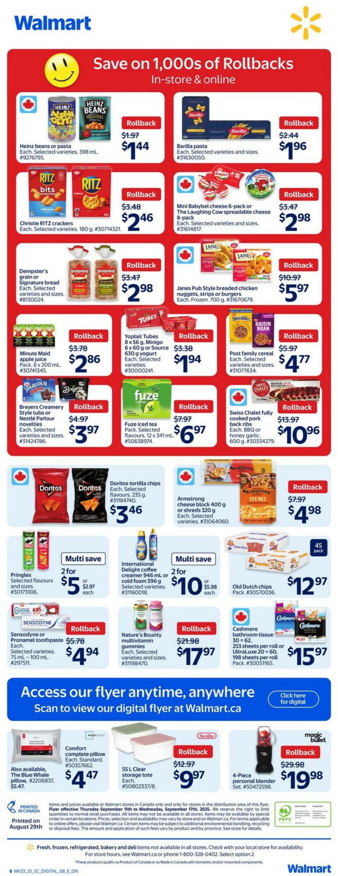 Flyer Walmart 11.09.2025 - 17.09.2025