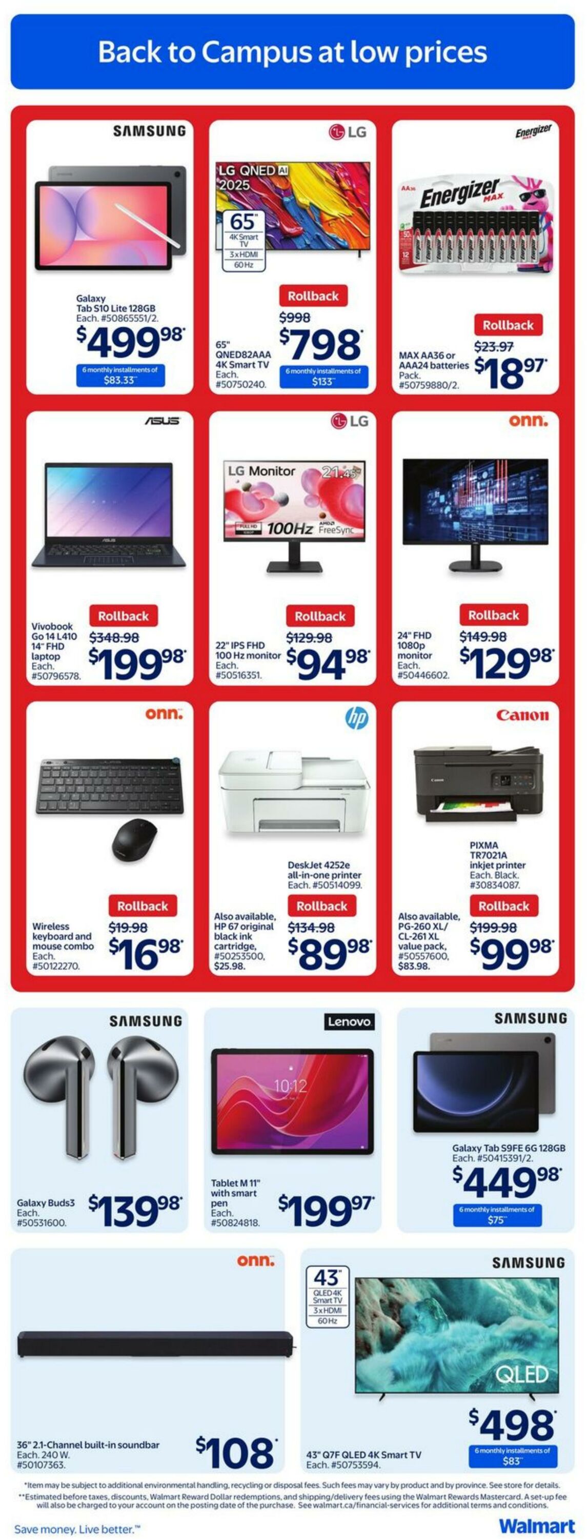 Flyer Walmart 11.09.2025 - 17.09.2025