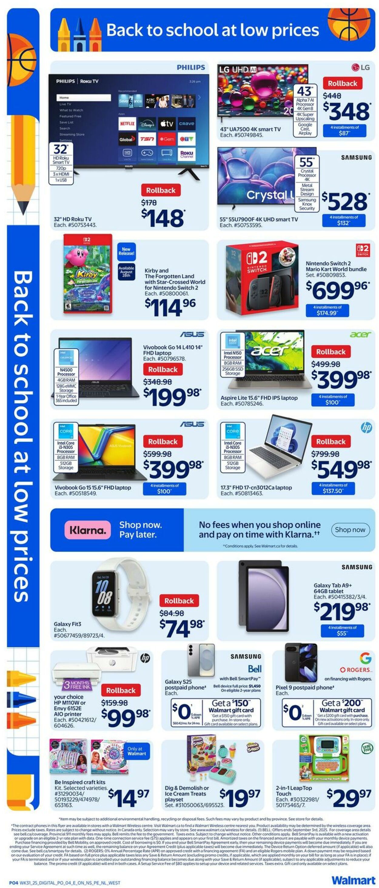 Flyer Walmart 28.08.2025 - 03.09.2025
