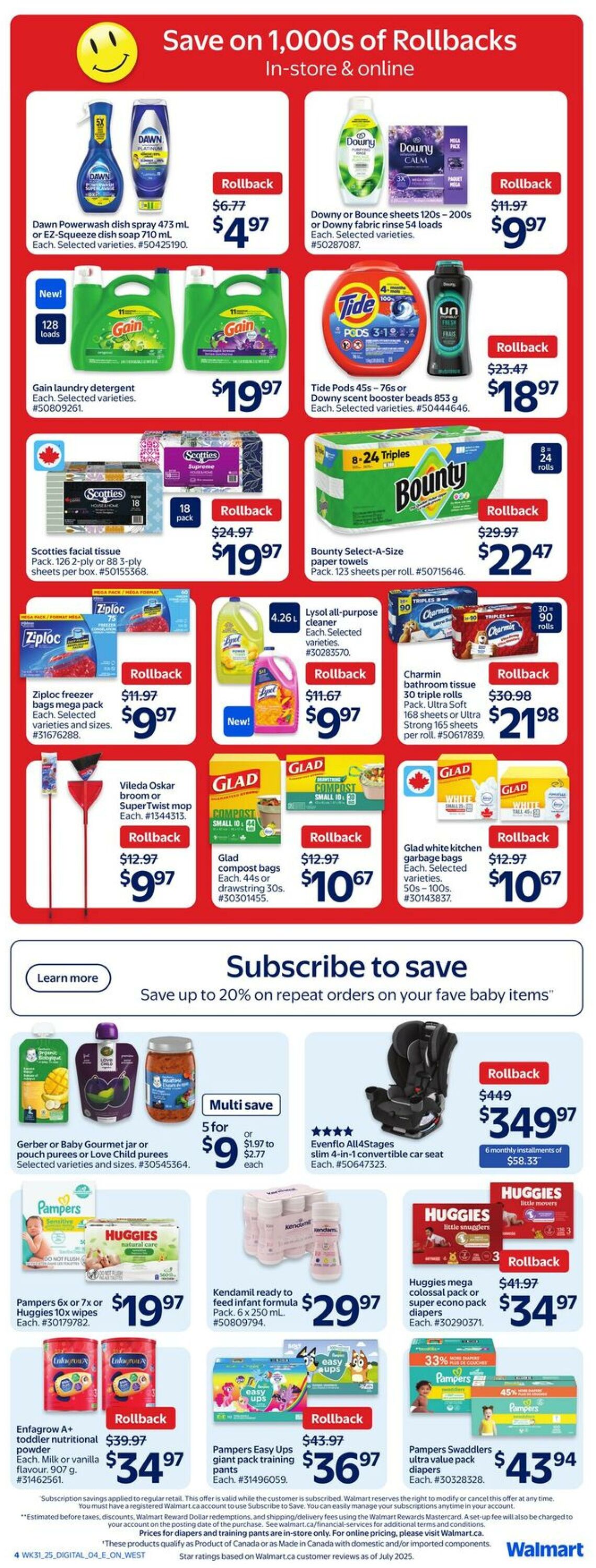 Flyer Walmart 28.08.2025 - 03.09.2025