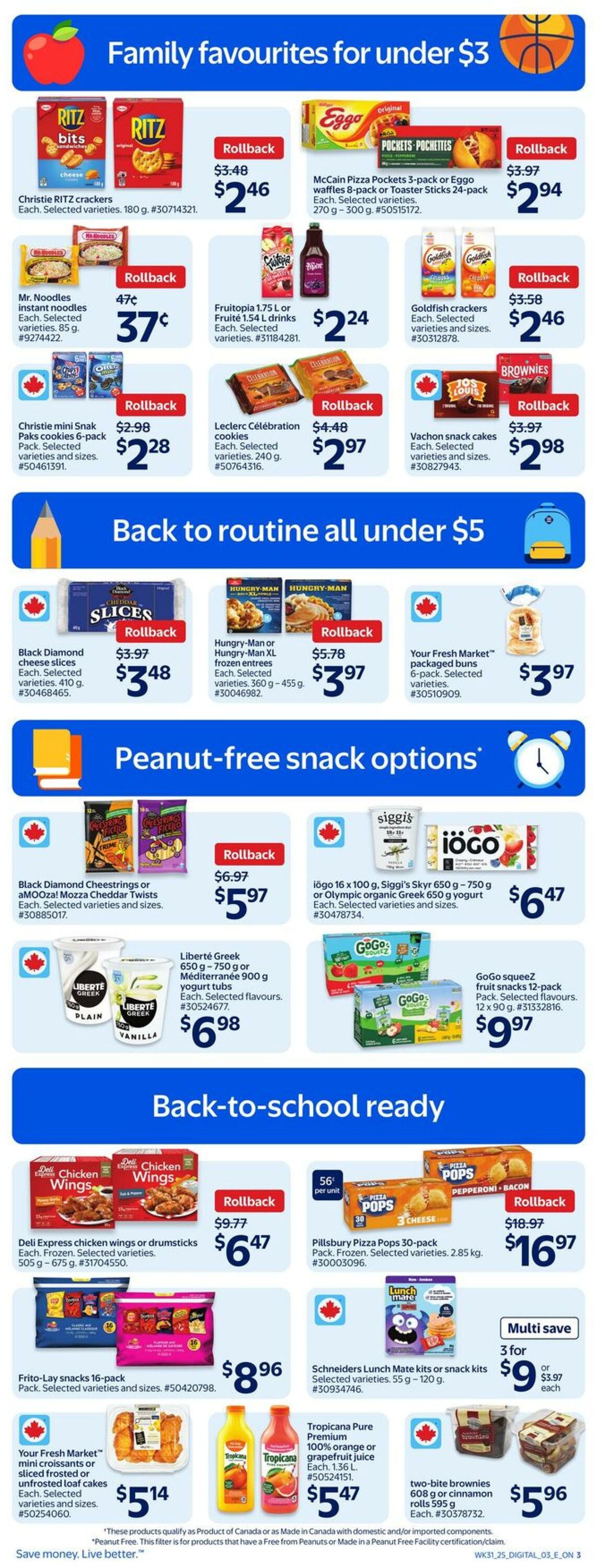 Flyer Walmart 28.08.2025 - 03.09.2025