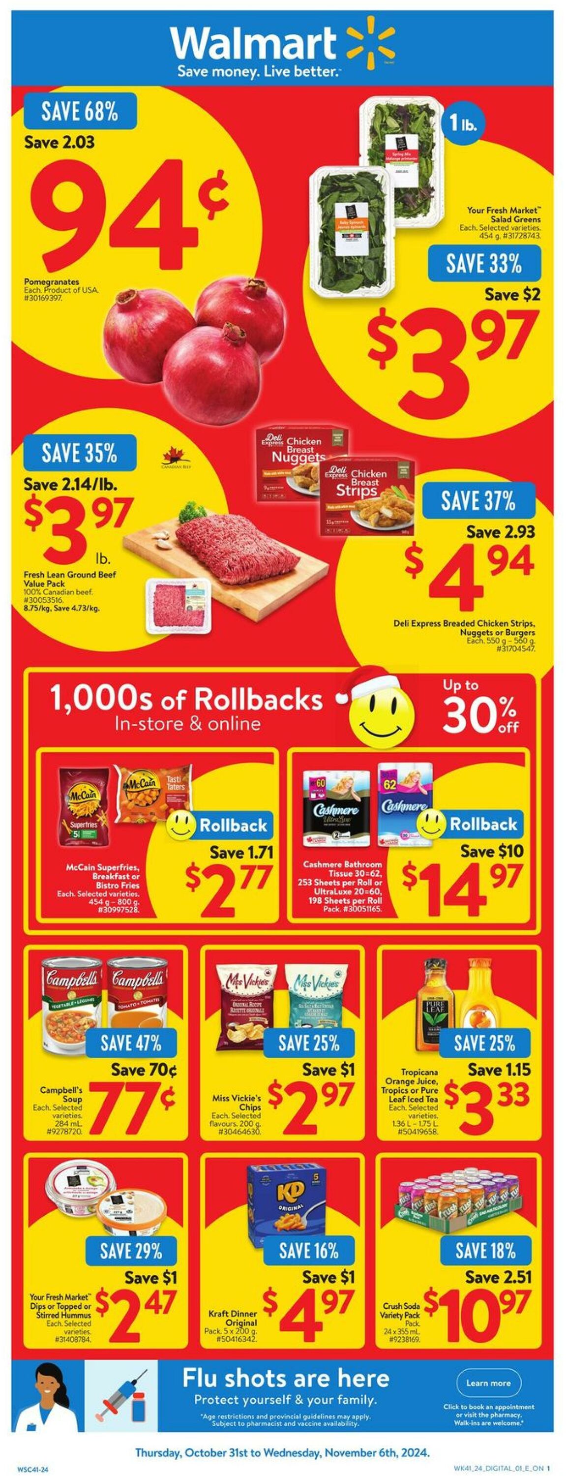 Flyer Walmart 31.10.2024 - 06.11.2024