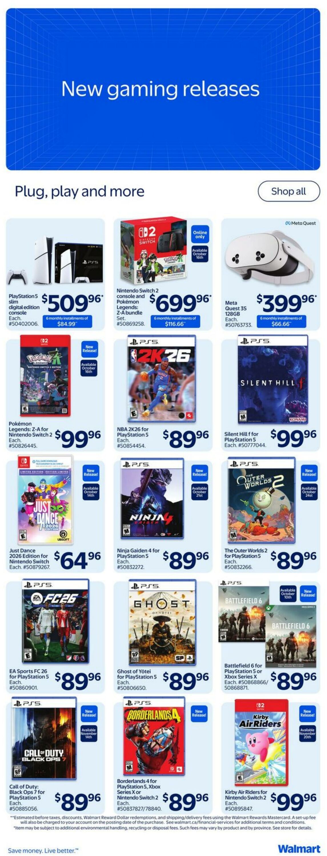 Flyer Walmart 16.10.2025 - 22.10.2025