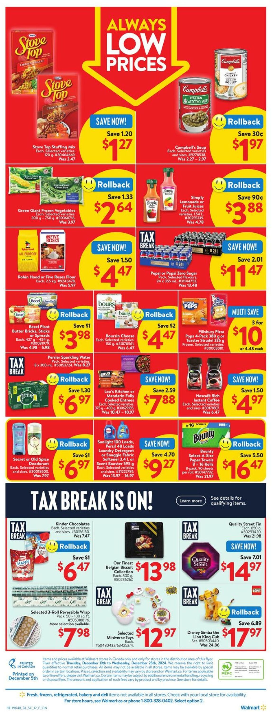 Flyer Walmart 19.12.2024 - 25.12.2024