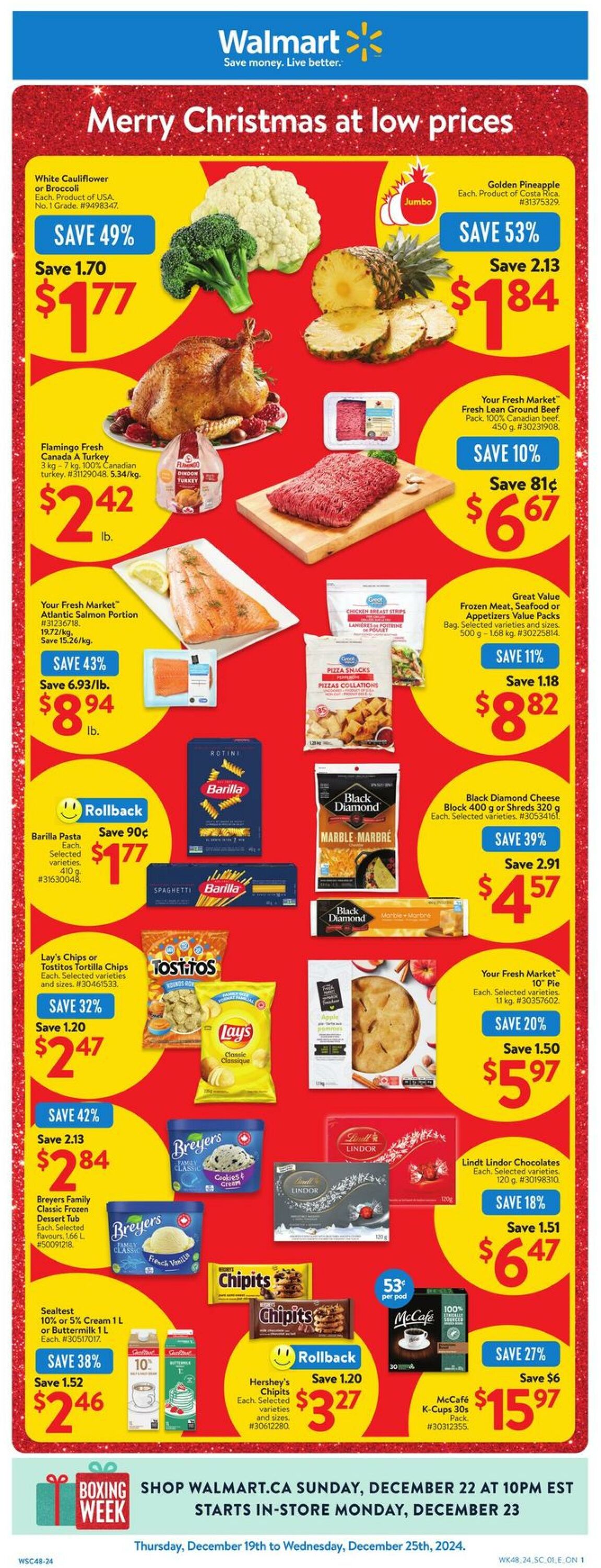 Flyer Walmart 19.12.2024 - 25.12.2024