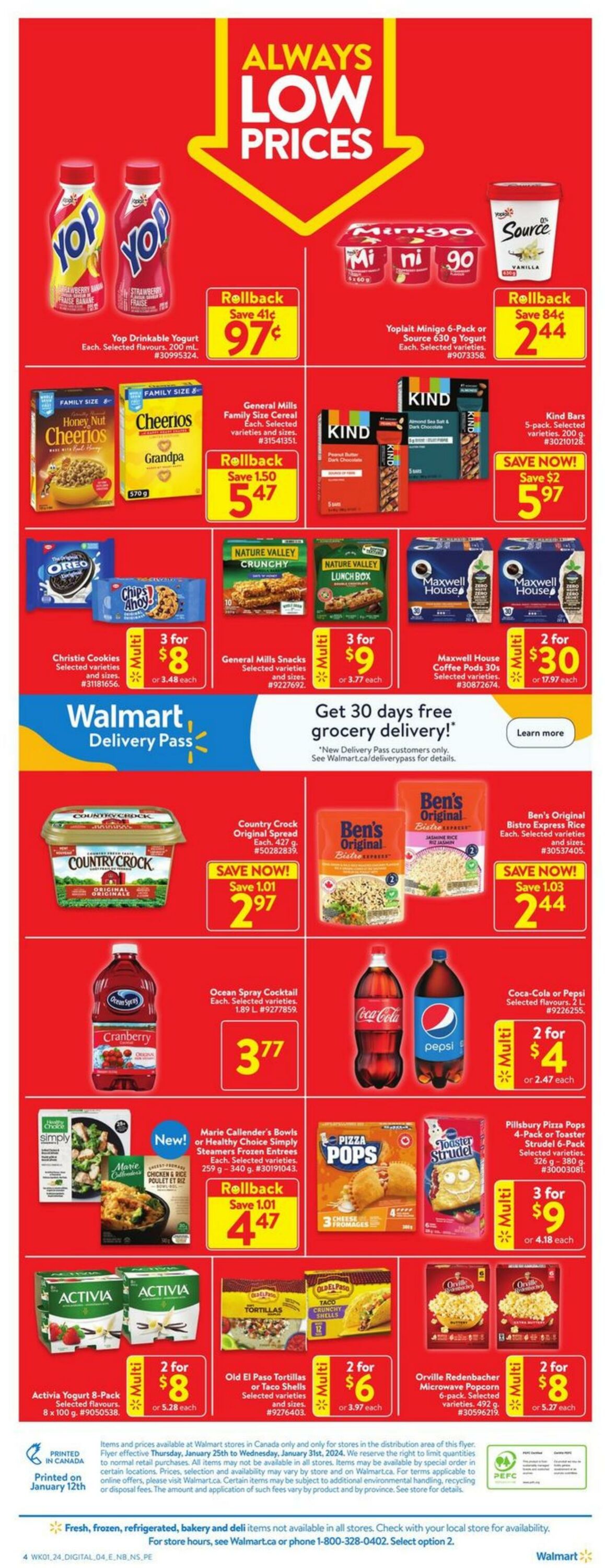 Flyer Walmart 25.01.2024 - 31.01.2024