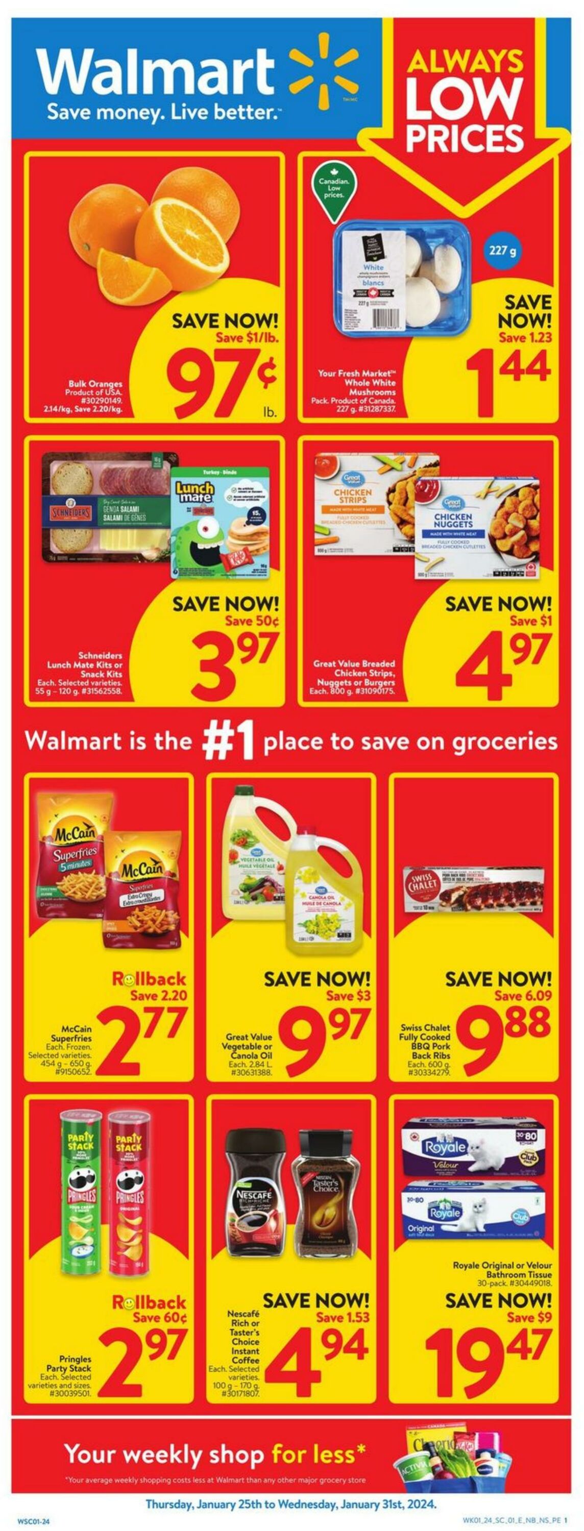 Flyer Walmart 25.01.2024 - 31.01.2024