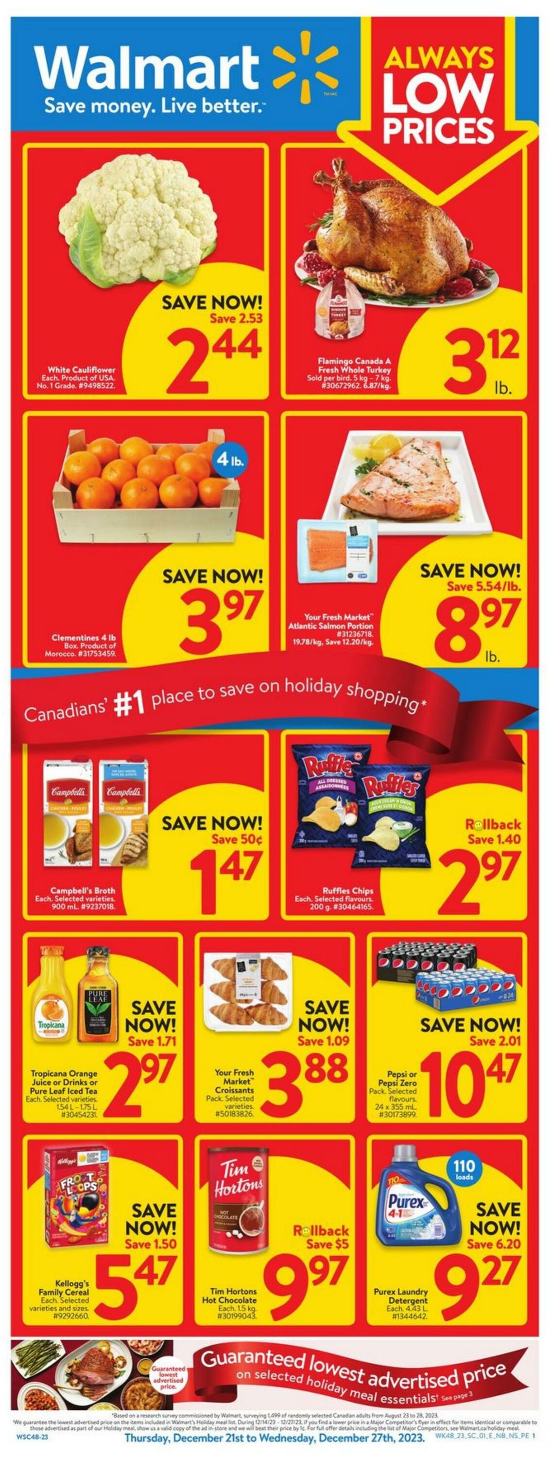 Flyer Walmart 21.12.2023 - 27.12.2023