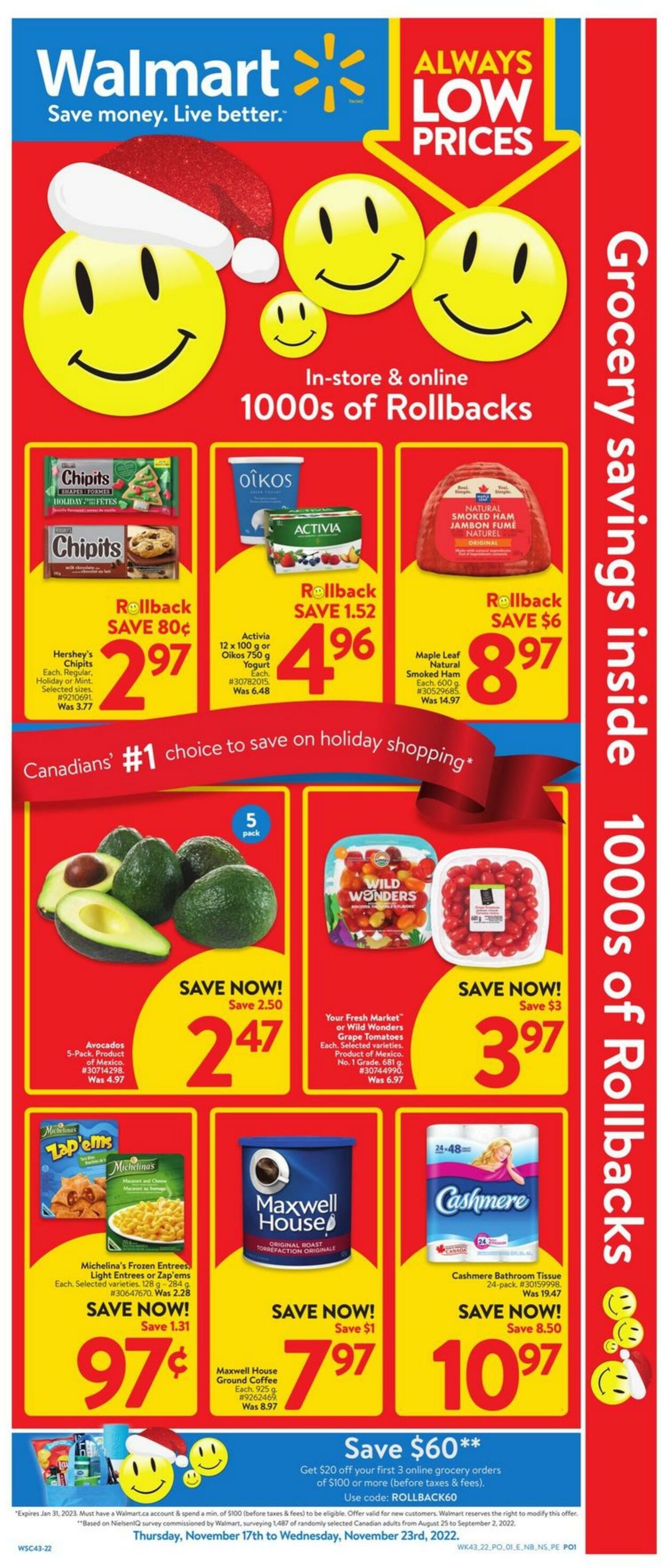 Flyer Walmart 17.11.2022 - 23.11.2022