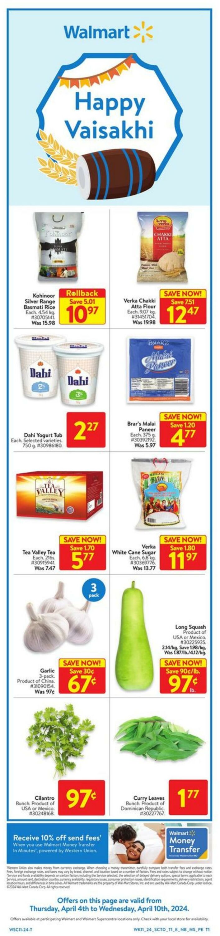 Flyer Walmart 04.04.2024 - 10.04.2024