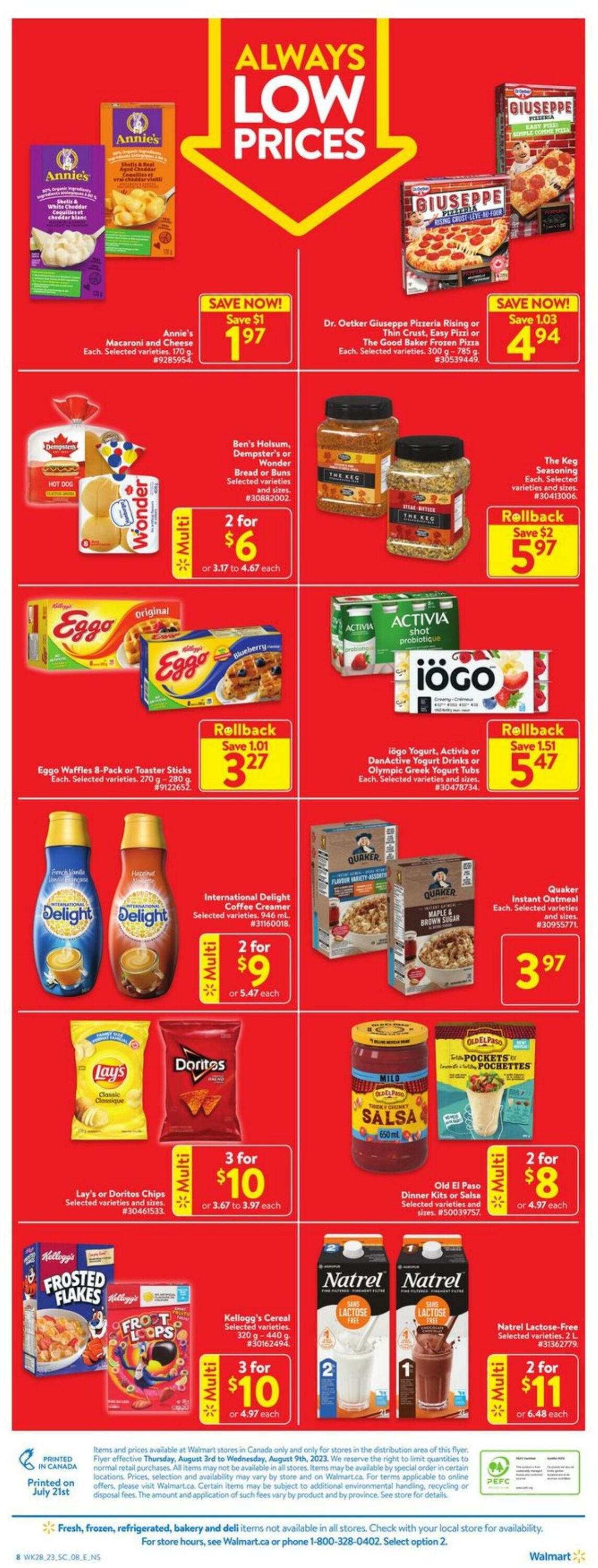 Flyer Walmart 03.08.2023 - 09.08.2023