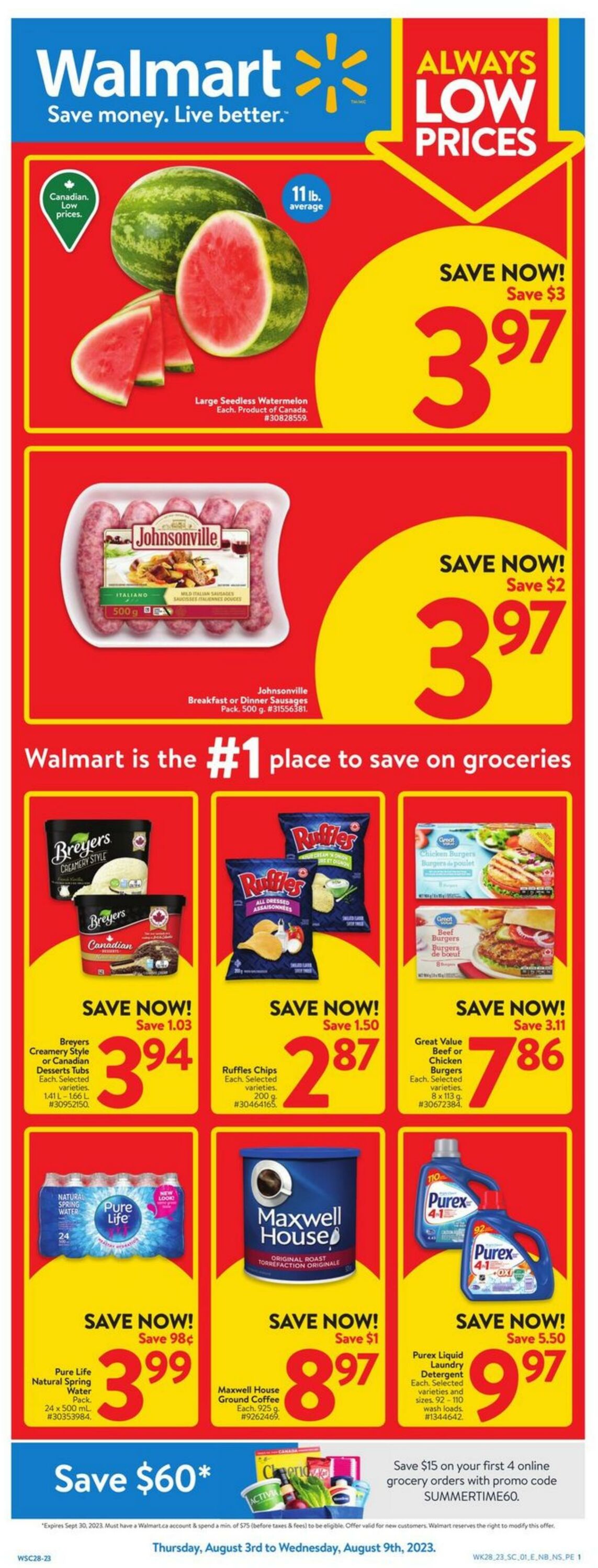 Flyer Walmart 03.08.2023 - 09.08.2023