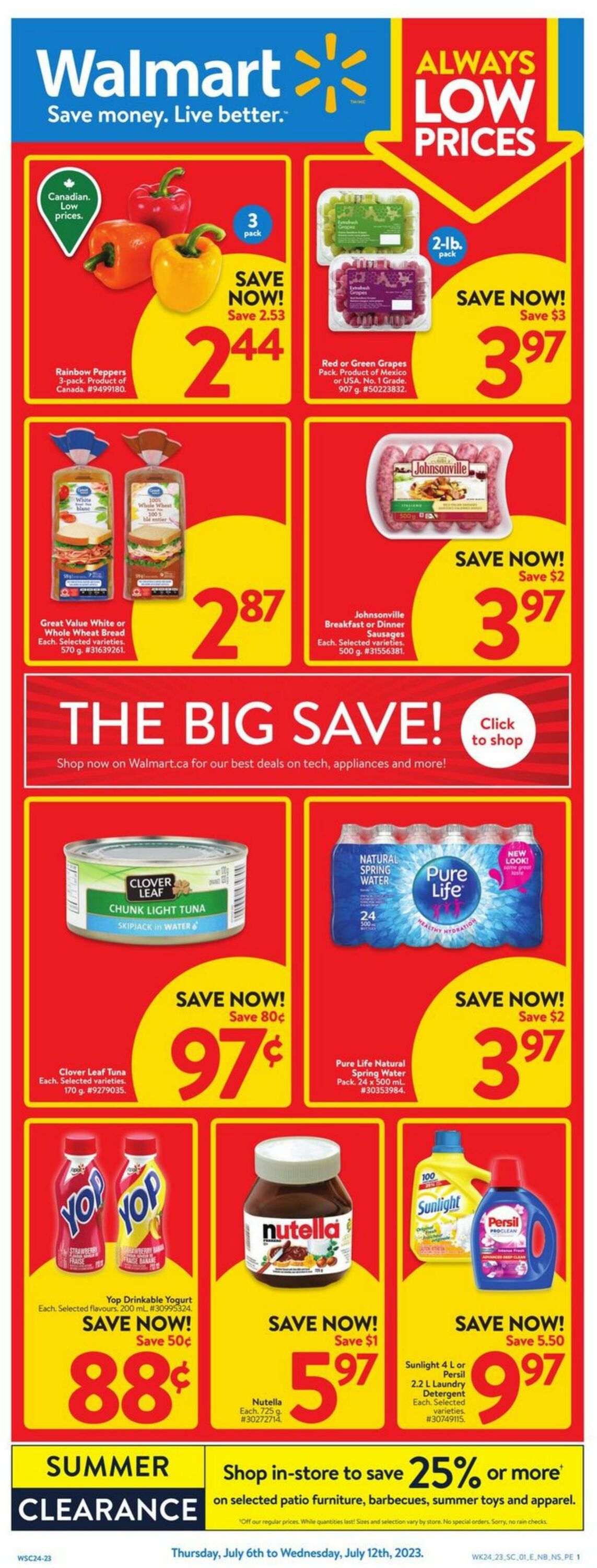 Flyer Walmart 06.07.2023 - 12.07.2023