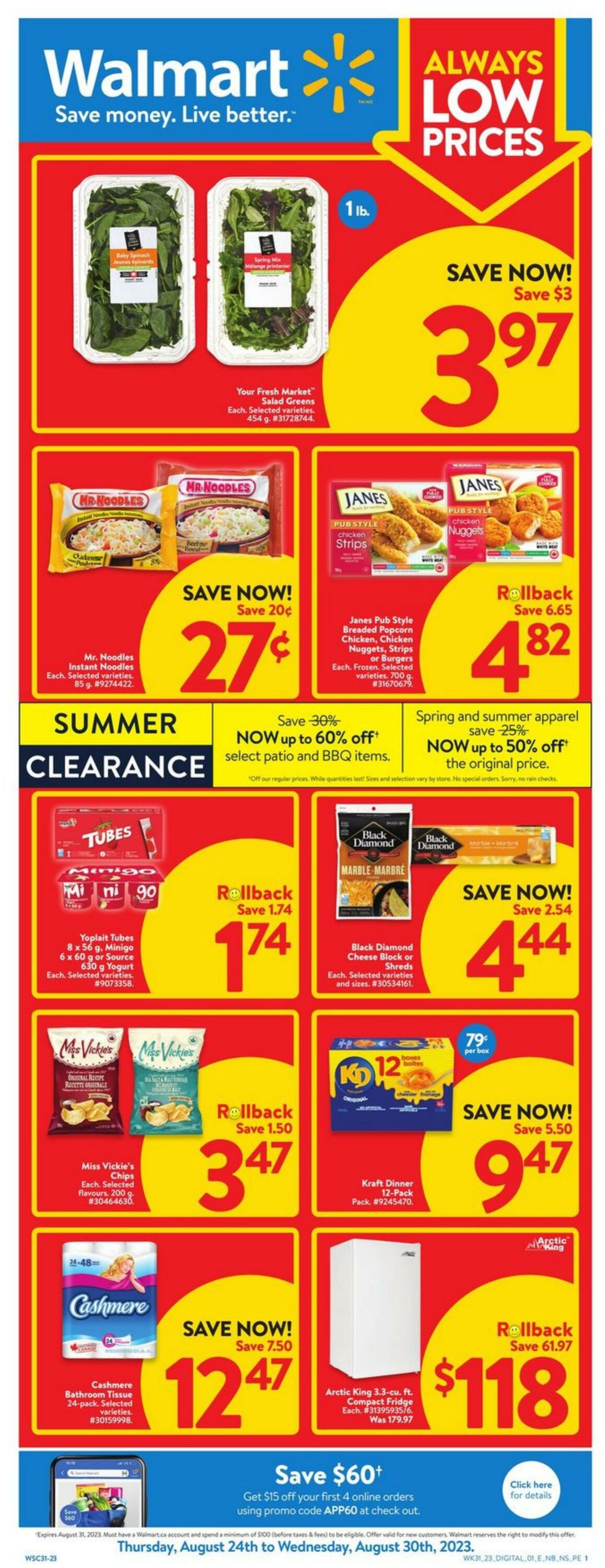 Flyer Walmart 24.08.2023 - 30.08.2023