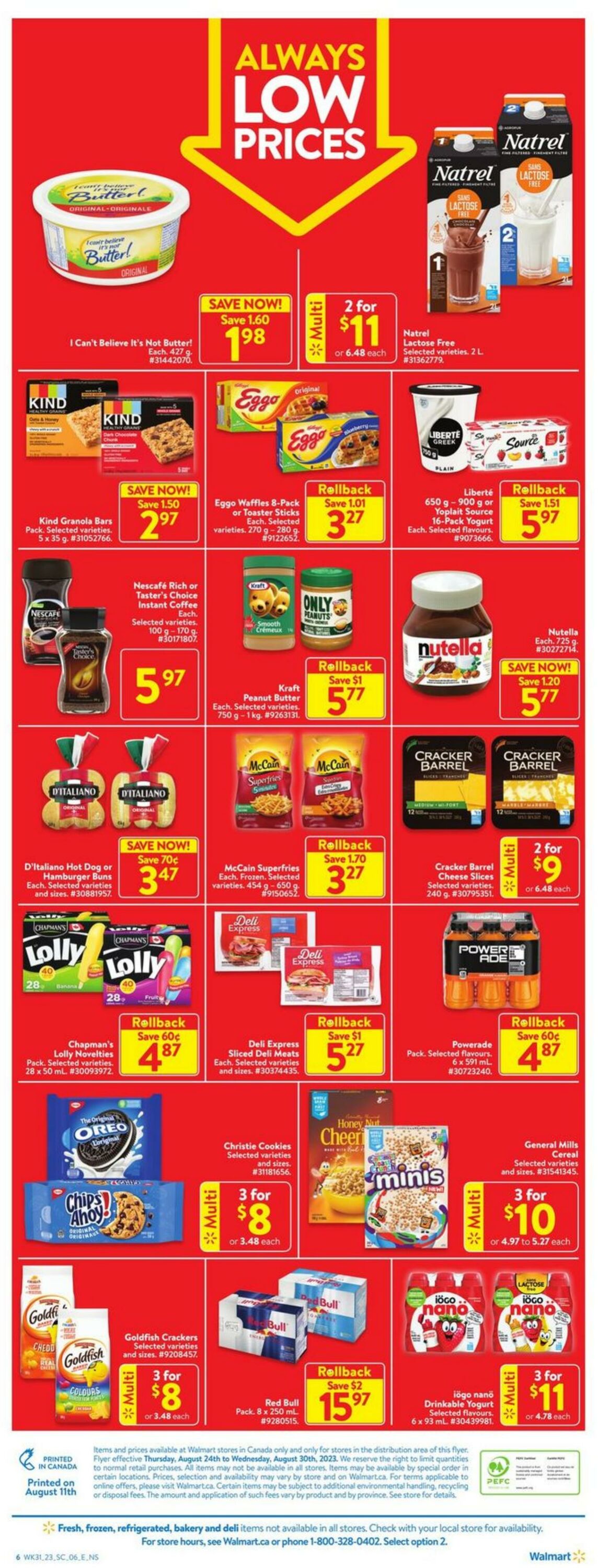 Flyer Walmart 24.08.2023 - 30.08.2023