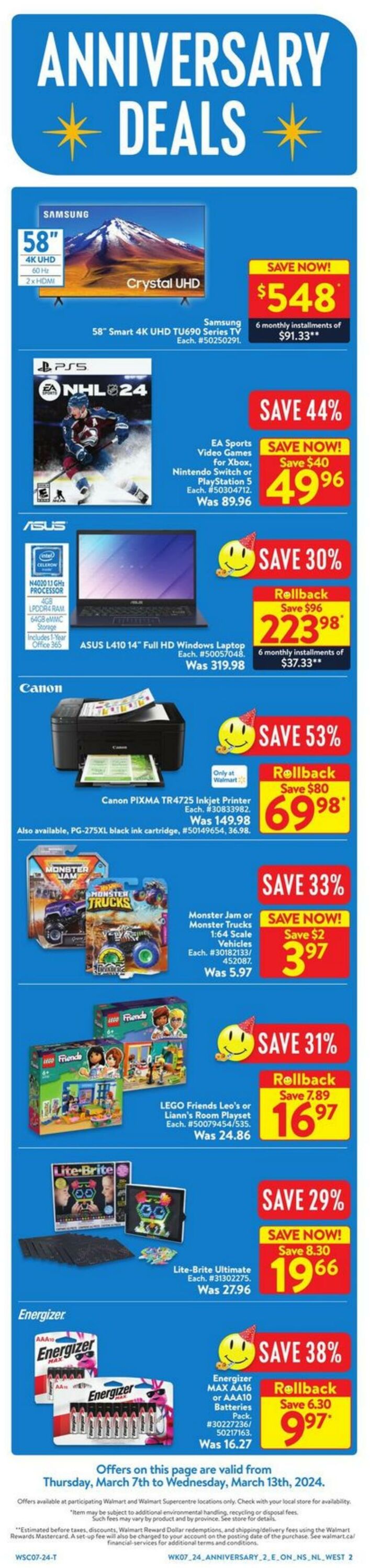 Flyer Walmart 07.03.2024 - 13.03.2024