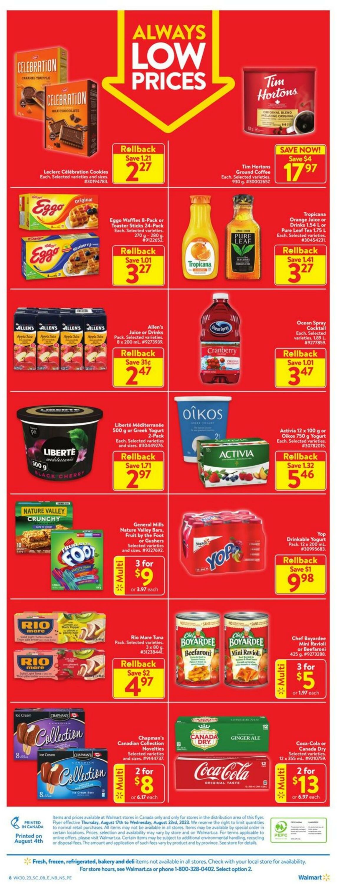 Flyer Walmart 17.08.2023 - 23.08.2023