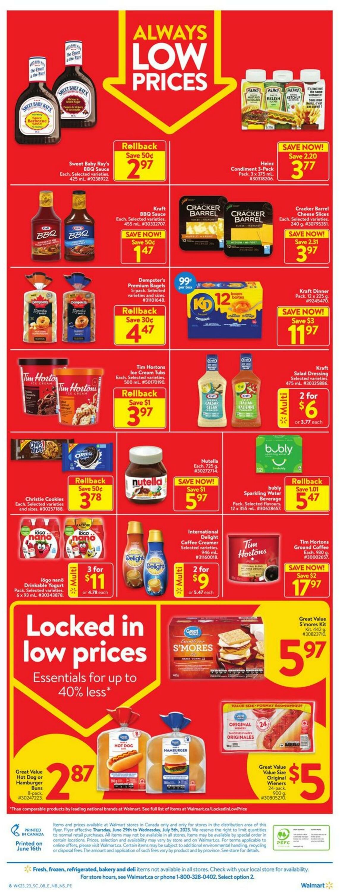 Flyer Walmart 29.06.2023 - 05.07.2023