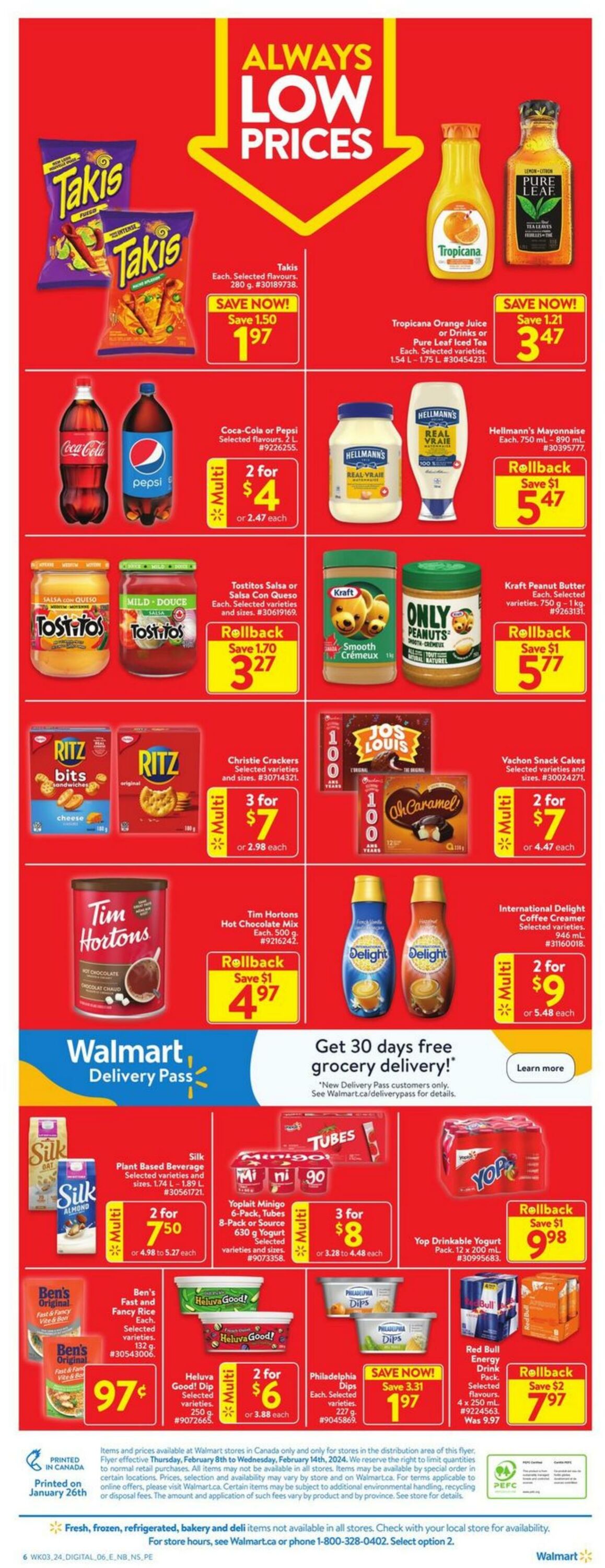 Flyer Walmart 08.02.2024 - 14.02.2024