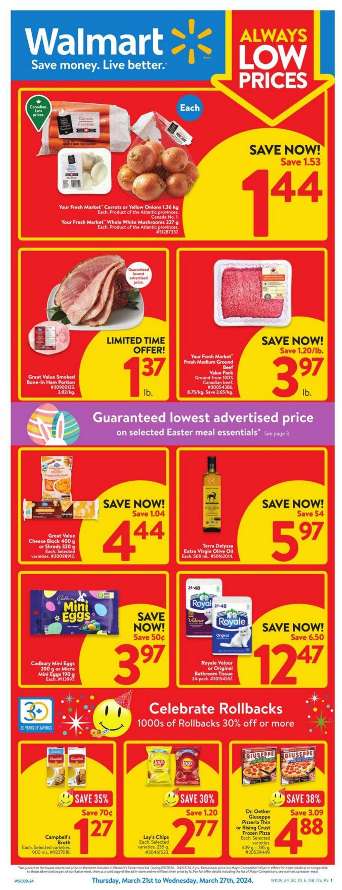 Flyer Walmart 21.03.2024 - 27.03.2024