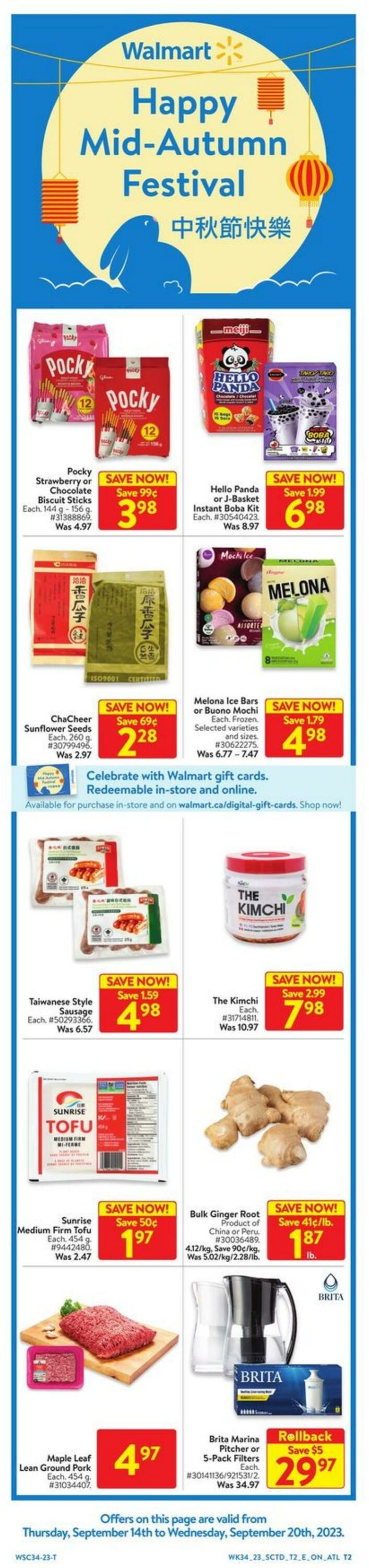 Flyer Walmart 14.09.2023 - 20.09.2023