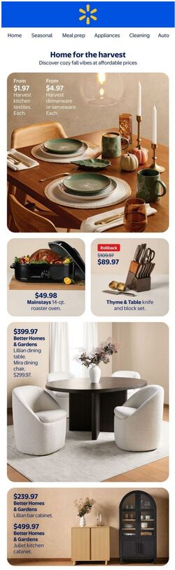 Flyer Walmart 25.09.2025 - 22.10.2025