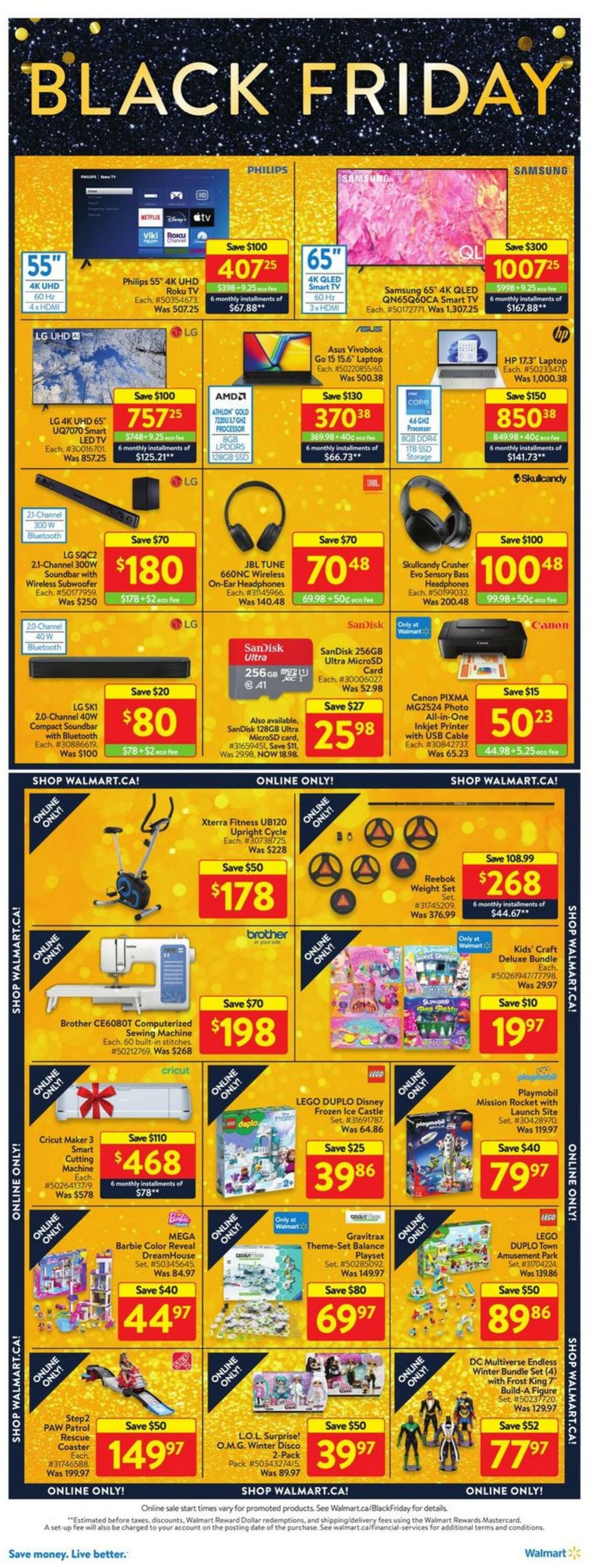 Flyer Walmart 22.11.2023 - 29.11.2023