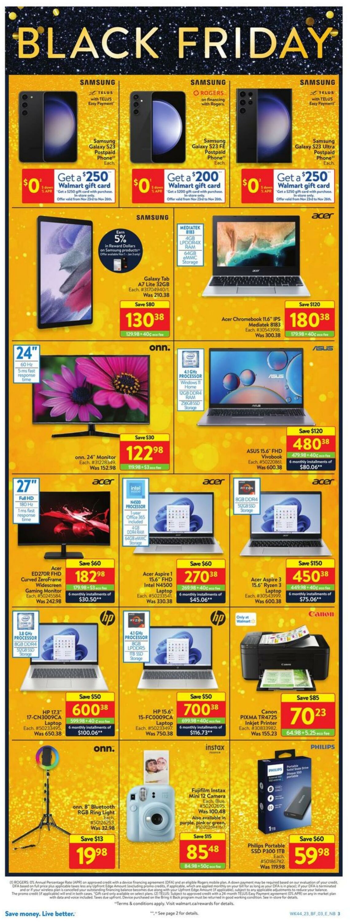 Flyer Walmart 22.11.2023 - 29.11.2023