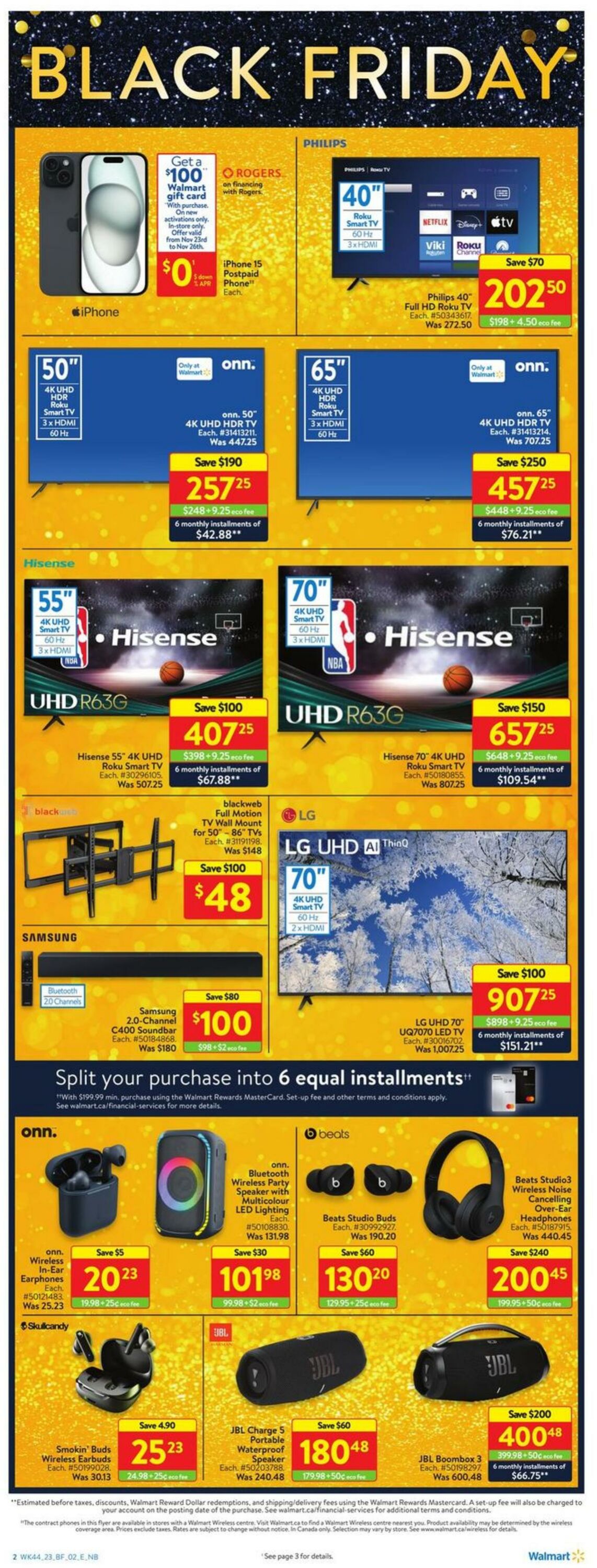 Flyer Walmart 22.11.2023 - 29.11.2023