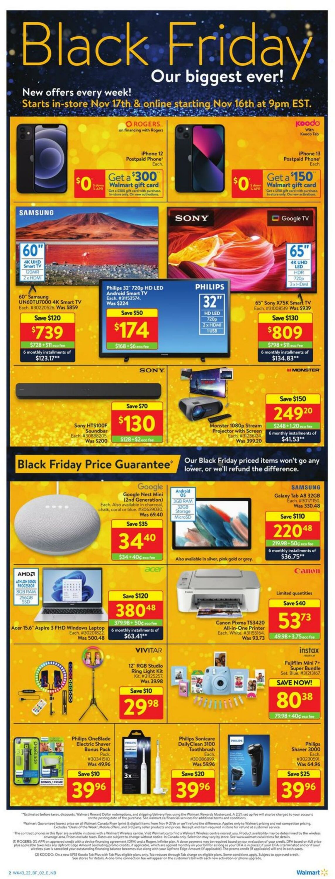 Flyer Walmart 16.11.2022 - 23.11.2022