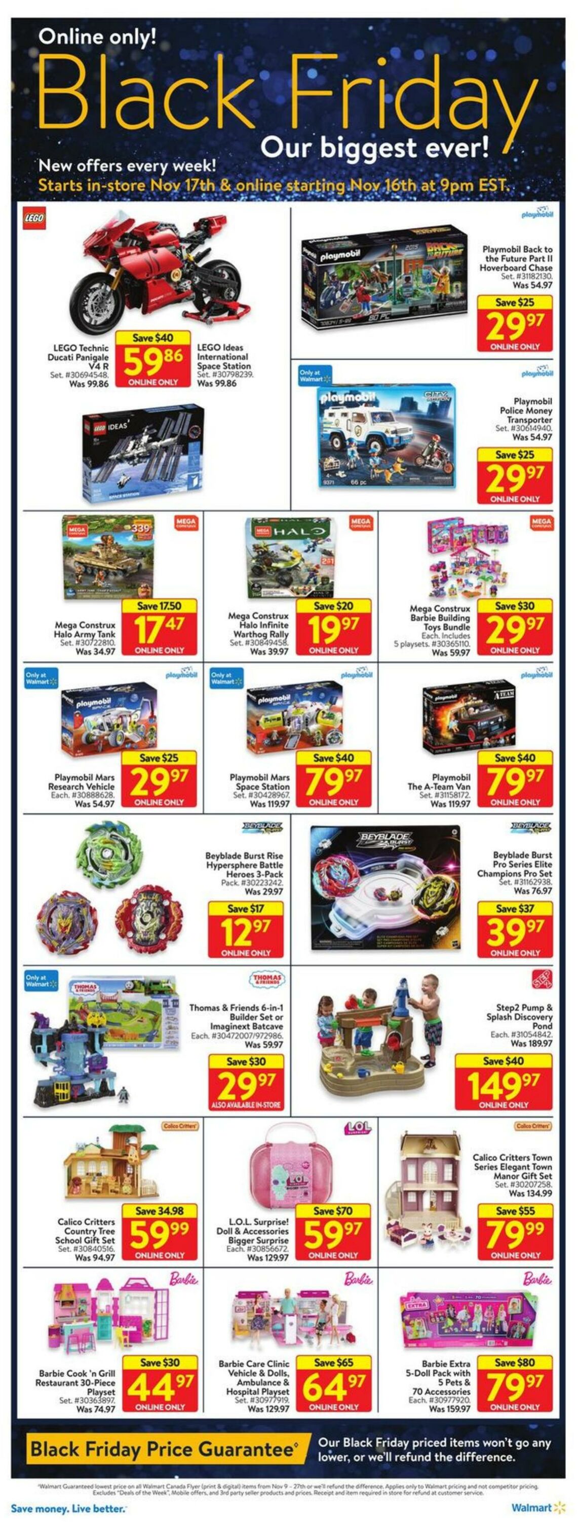 Flyer Walmart 16.11.2022 - 23.11.2022