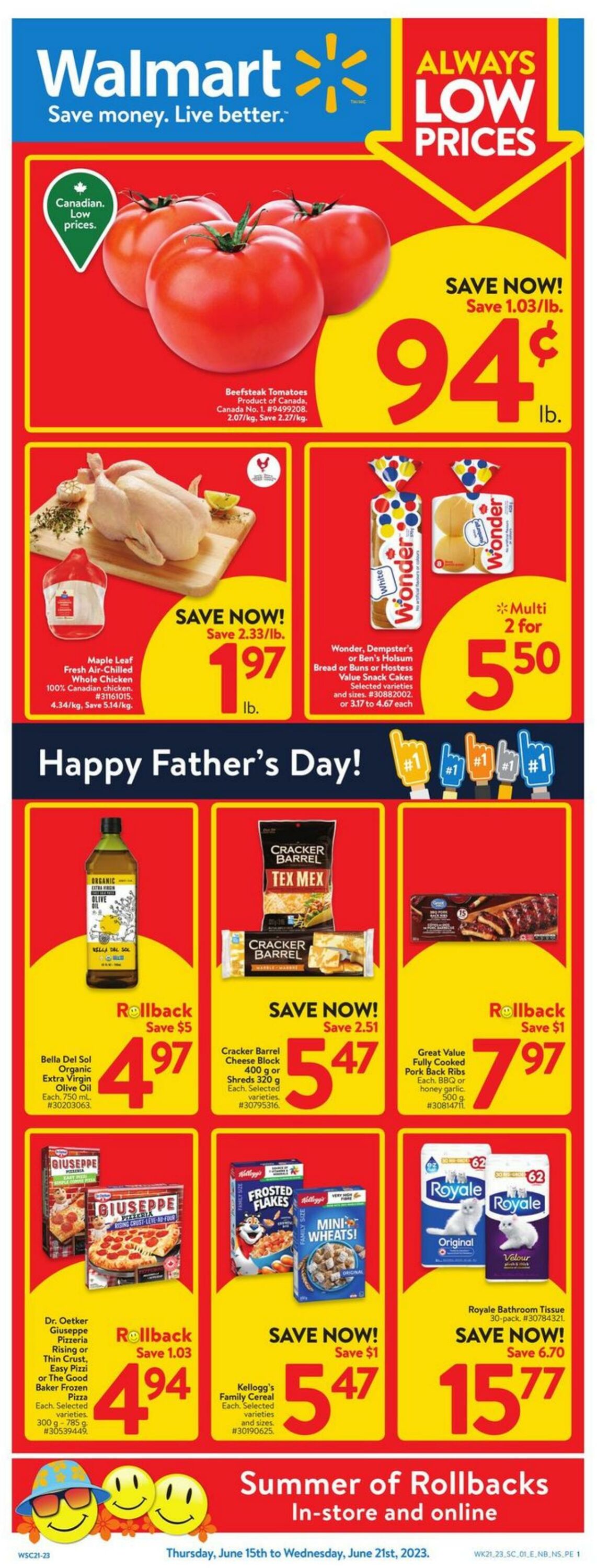 Flyer Walmart 15.06.2023 - 21.06.2023