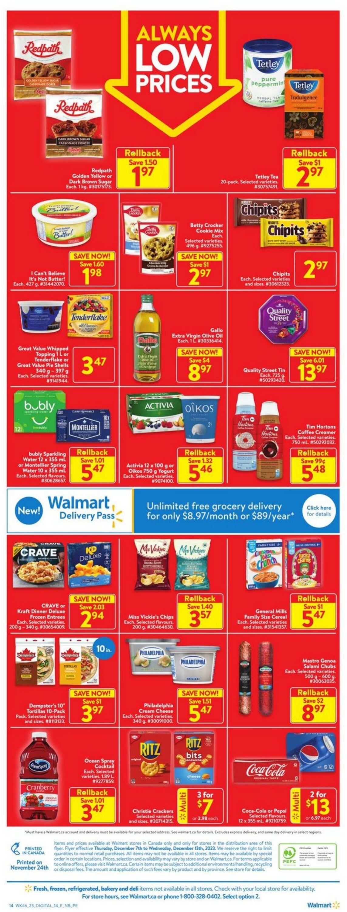 Walmart Promotional Flyer - New Brunswick - Christmas - Valid from 07. ...