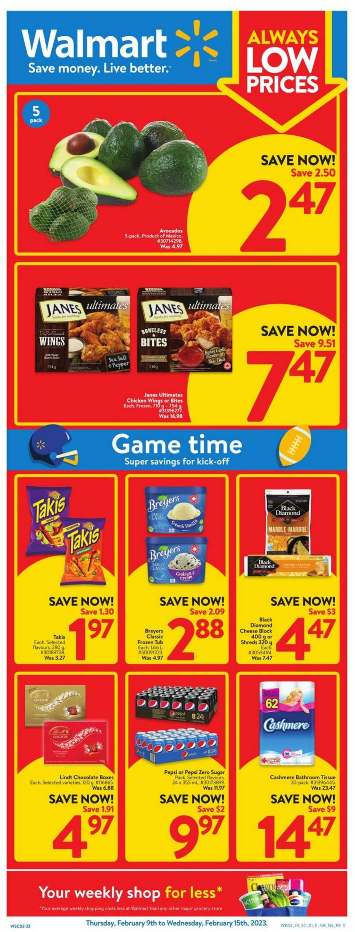 Flyer Walmart 09.02.2023 - 15.02.2023